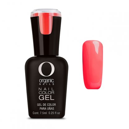 Organic Nails Semi-permanent Gel for Color Glow Coral 066 x7.5 ml